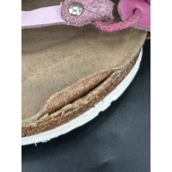 Women's‎ Birkenstock Novato Laced Pink Leather Sandals EU 37 US 6 - Picture 6 of 13